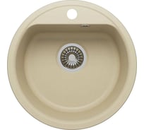 Кухонная мойка uperwood из искусственного камня UPD-101_круглая, цвет лён 391020206