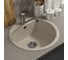 Кухонная мойка uperwood из искусственного камня UPD-101_круглая, цвет лён 391020206 4
