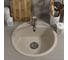 Кухонная мойка uperwood из искусственного камня UPD-101_круглая, цвет лён 391020206 5