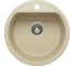 Кухонная мойка uperwood из искусственного камня UPD-101_круглая, цвет лён 391020206 1