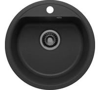 Кухонная мойка uperwood из искусственного камня UPD-101_круглая, цвет уголь 391020204
