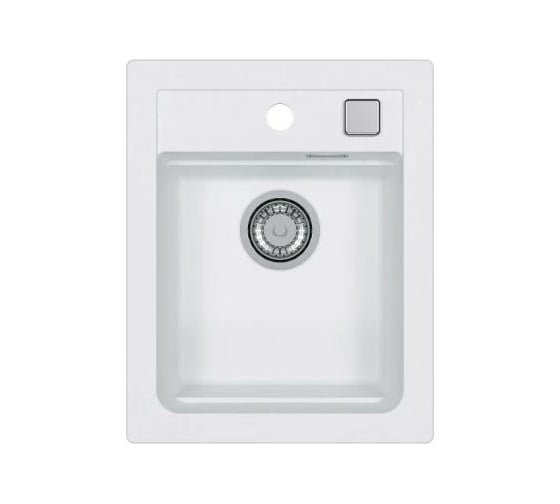 Мойка ALVEUS GRANITAL ATROX 10 ARCTIC - G11 400x500 в комплекте с сифоном 1139079