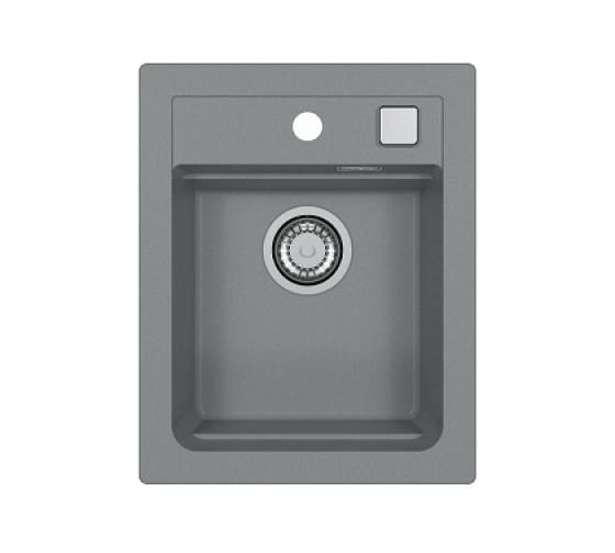 Мойка ALVEUS GRANITAL ATROX 10 CONCRETE - G81 400x500 в комплекте с сифоном 1139770