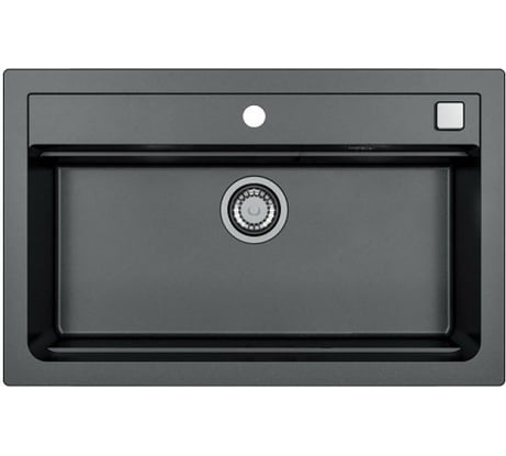 Мойка ALVEUS GRANITAL ATROX 40 CARBON - G91 790x500 в комплекте с сифоном 1140447