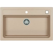 Мойка ALVEUS GRANITAL ATROX 40 TERRA - G22 790x500 в комплекте с сифоном 1140444
