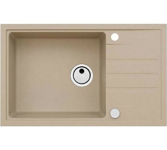 Мойка ALVEUS GRANITAL INTERMEZZO 130 BEIGE- G55 780x480x200 1X в комплекте с сифоном 1117048
