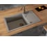 Мойка ALVEUS GRANITAL INTERMEZZO 130 BEIGE- G55 780x480x200 1X в комплекте с сифоном 1117048 2