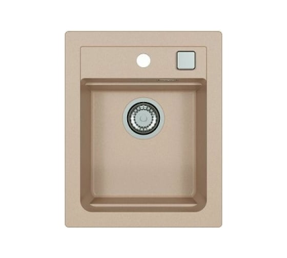Мойка ALVEUS GRANITAL ATROX 10 TERRA - G22 400x500 в комплекте с сифоном 1139768