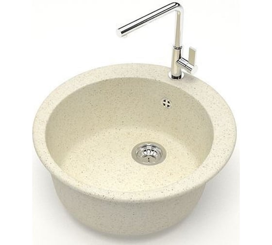 Кухонная мойка Azario Vital 507x507x200 мм, бежевая CS 00078344