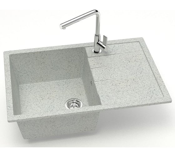 Кухонная мойка Azario Vision 750x505x218 мм, светло-серая CS 00078341