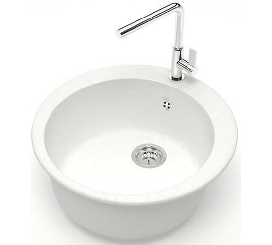 Кухонная мойка Azario Vital 507x507x200 мм, белый лед CS 00078343
