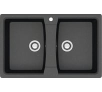Кухонная мойка Azario Elmas 780x500x190 мм, черная CS 00078333