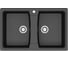 Кухонная мойка Azario Elmas 780x500x190 мм, черная CS 00078333 1