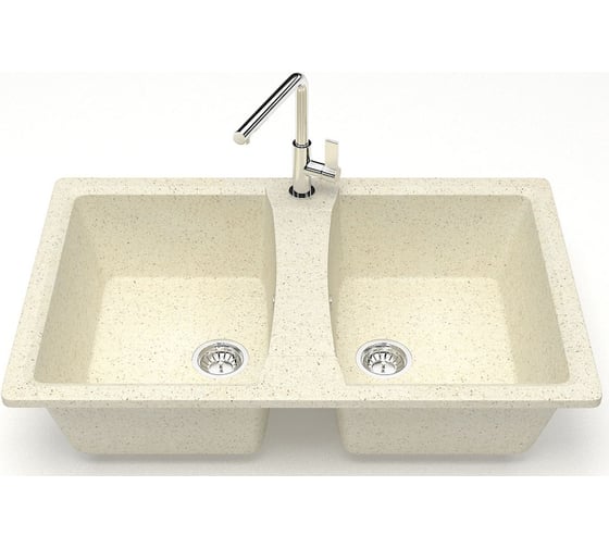 Кухонная мойка Azario Elmas 780x500x190 мм, бежевая CS 00078331