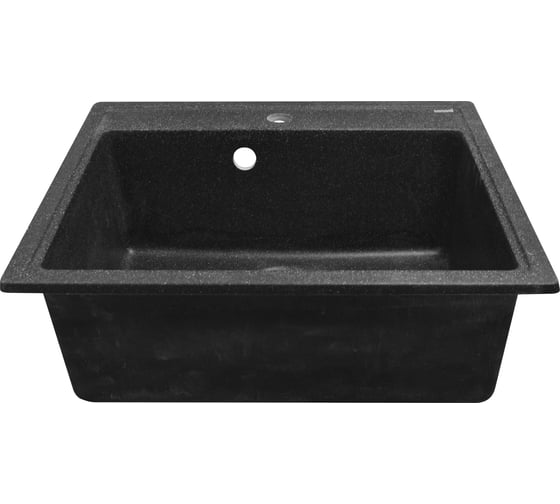 Кухонная мойка Azario Litos 570x505x200 мм, черная CS 00078325
