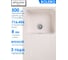 Кухонная мойка Reflection Bolero белый RF0574WH 2