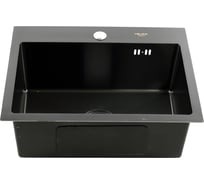 Врезная прямоугольная мойка MELANA profline 3.0/220 H5138BF графит