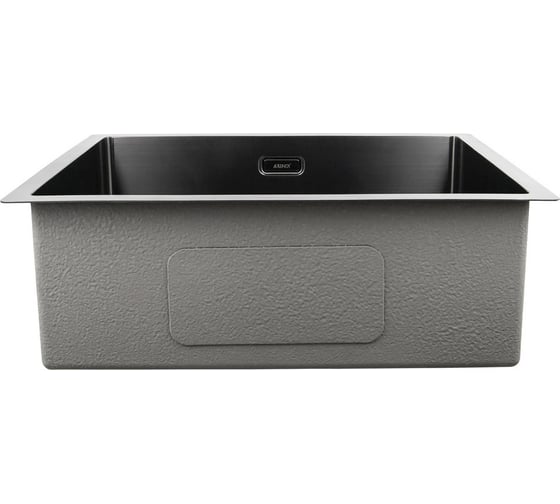 Нержавеющая мойка KAISER 580x440x2002.0+1.2 мм/Gun metal KSM-5845