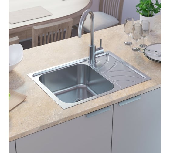 Мойка IDDIS Arro s нержавеющая сталь, шелк 605x440 ARR60SDi77