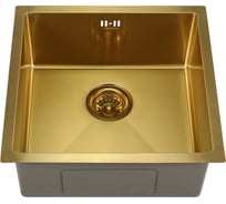 Врезная мойка MELANA Profline 1.2/200, золото, квадратная D4645HG золото