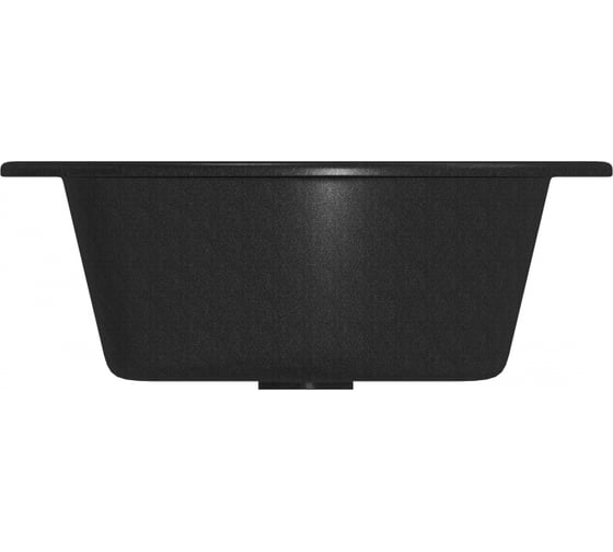 Мойкa MIXLINE круглая, ультра-черная 344, 500 мм, глубина чаши 180 ML-GM11 547588