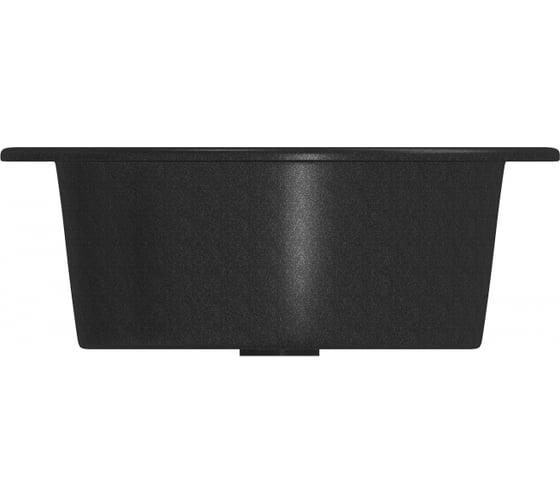 Мойкa MIXLINE круглая, ультра-черная 344, 495 мм глубина чаши 190 ML-GM13 547590