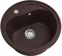 Мойкa MIXLINE круглая, шоколад 345, 440 мм глубина чаши 180 ML-GM10 547527