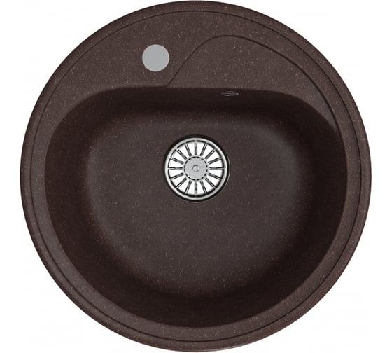 Мойкa MIXLINE круглая, шоколад 345, 440 мм глубина чаши 180 ML-GM10 547527