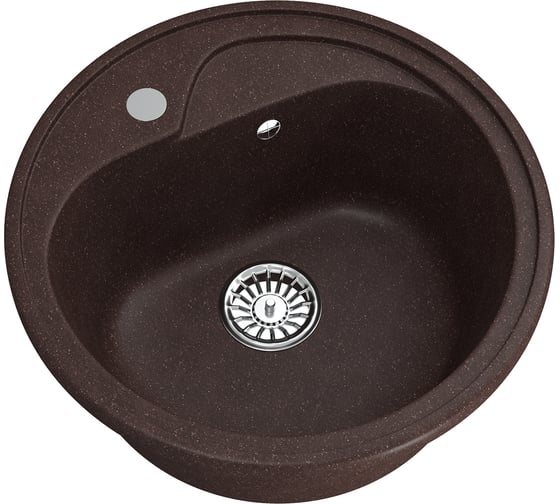 Мойкa MIXLINE круглая, шоколад 345, 440 мм глубина чаши 180 ML-GM10 547527
