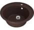 Мойкa MIXLINE круглая, шоколад 345, 500 мм глубина чаши 180 ML-GM11 547528 1