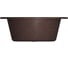 Мойкa MIXLINE круглая, шоколад 345, 500 мм глубина чаши 180 ML-GM11 547528 2