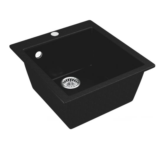 Мойкa MIXLINE ультра-черная 344, 495x420x190 мм ML-GM14 547591