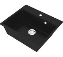 Мойка MIXLINE ML-GM15 ультра-черная 344, 490х550х200 мм 547592