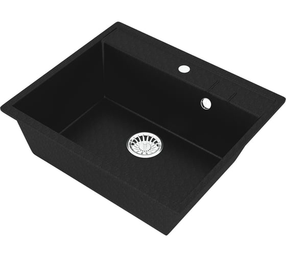 Мойка MIXLINE ML-GM15 ультра-черная 344, 490х550х200 мм 547592 1