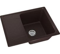 Мойка MIXLINE ML-GM26 с крылом, шоколад 345, 470х580х190 мм 547619