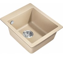Мойка для кухни MILACIO Murcia 42 Cuarzo, бежевый MC.77044