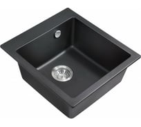 Мойка для кухни MILACIO Murcia 46 Cuarzo, черный матовый MC.77031