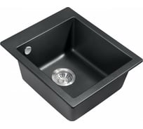 Мойка для кухни MILACIO Murcia 42 Cuarzo, черный матовый MC.77041