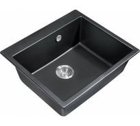 Мойка для кухни MILACIO Murcia 60 Cuarzo, черный матовый MC.77011