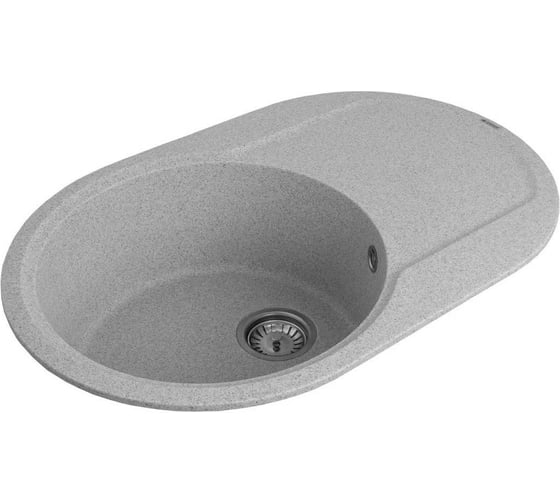 Мраморная мойка KAISER 7850 круглая, Grey цв.310 KMM-7850 G