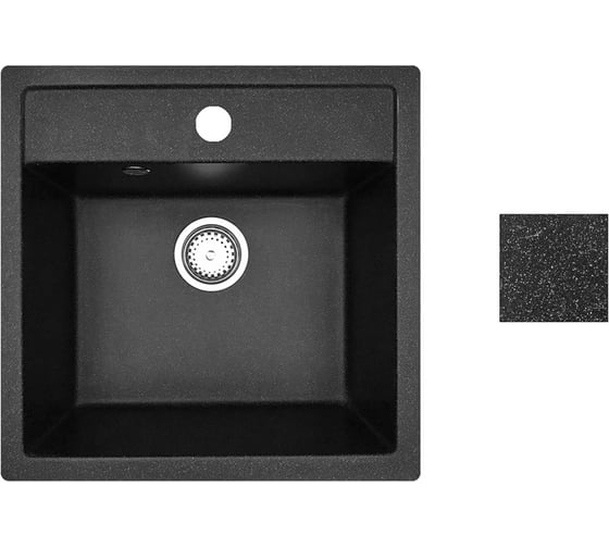 Мойка из искусственного камня AV Engineering Star черный AV505515SBKA