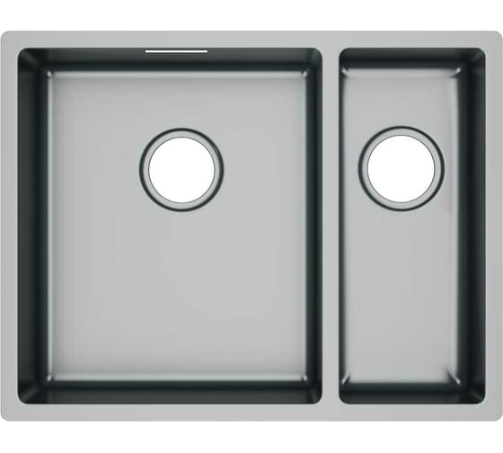 Врезная кухонная мойка GreenStone нержавеющая сталь GS 340.12K L