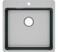 Врезная кухонная мойка GreenStone нержавеющая сталь GS 500.500.10