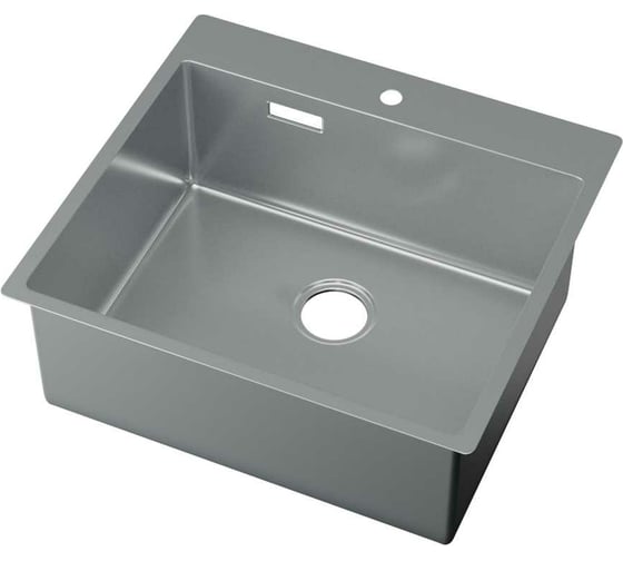 Врезная кухонная мойка GreenStone нержавеющая сталь GS 550.505.12K