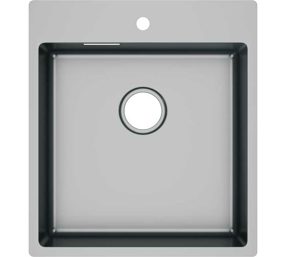 Врезная кухонная мойка GreenStone нержавеющая сталь GS 450.505.12K