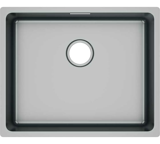 Врезная кухонная мойка GreenStone нержавеющая сталь GS 500.12K
