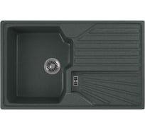 Кухонная мойка GreenStone GRS-19 антрацит GRS-19-343