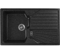 Кухонная мойка GreenStone GRS-19 черный GRS-19-308