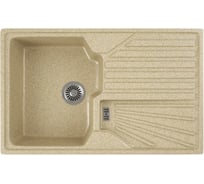 Кухонная мойка GreenStone GRS-19 песочный GRS-19-302