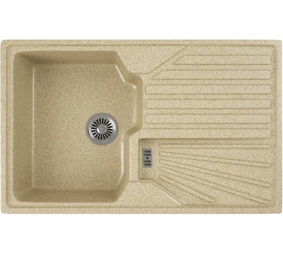 Кухонная мойка GreenStone GRS-19 песочный GRS-19-302 1